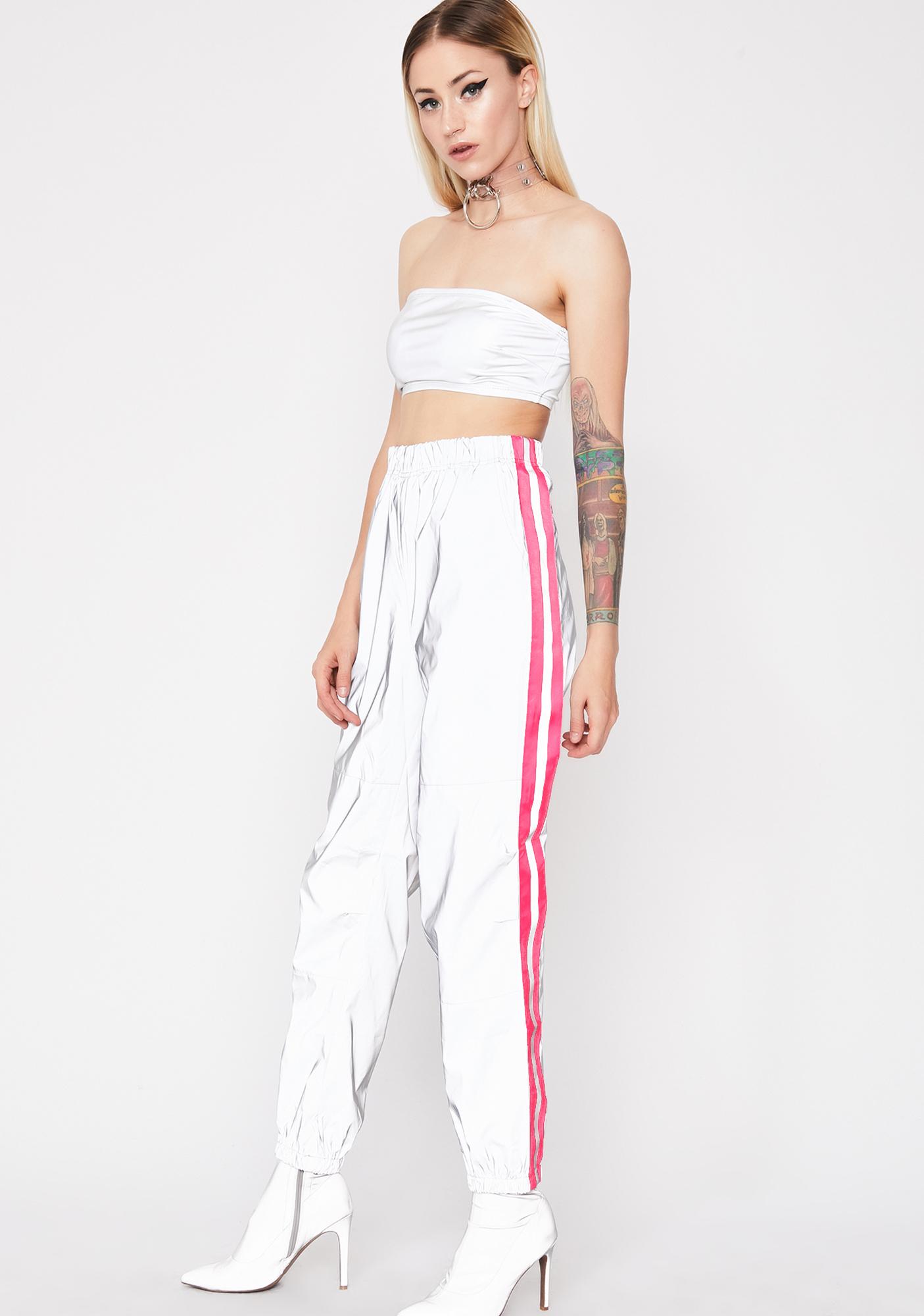 womens reflective joggers