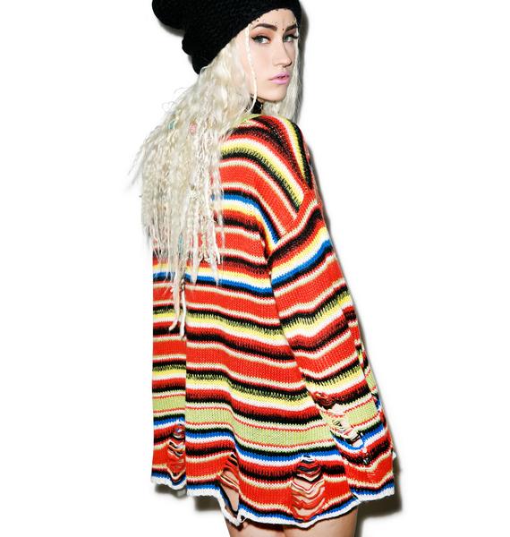 Wildfox Couture Mexican Blanket Lenon Sweater Dolls Kill