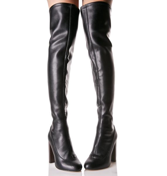 Lust For Life Chelsea Thigh-High Boots | Dolls Kill