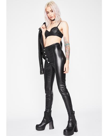 Off The Grid Faux Leather Pants