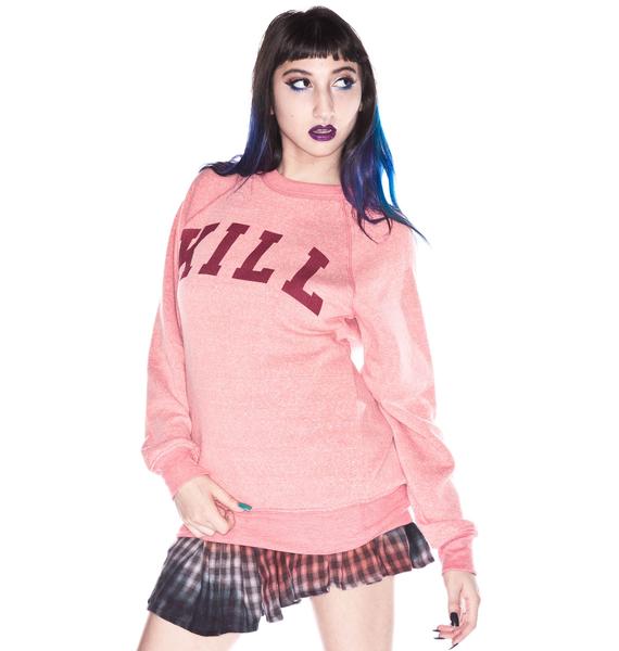 Kill Brand Kill Crew Sweatshirt | Dolls Kill