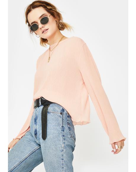 Marshmellow Long Sleeve Top