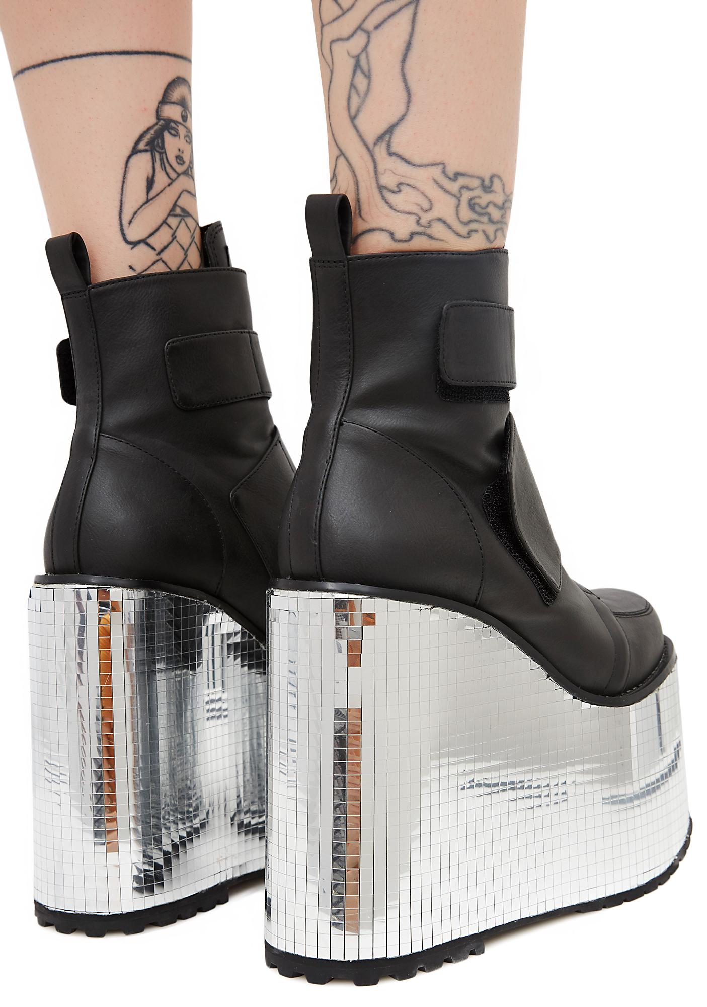 disco platform boots