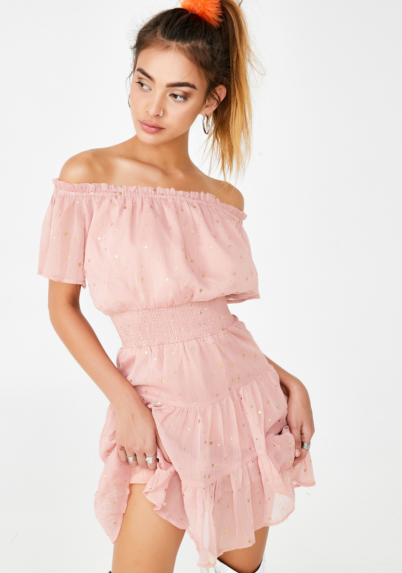 Mini Cinched Waist Dress Dolls Kill