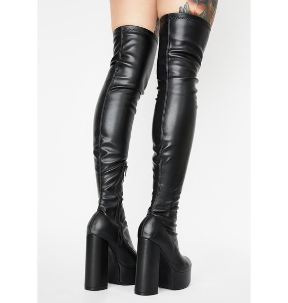 vegan high boots