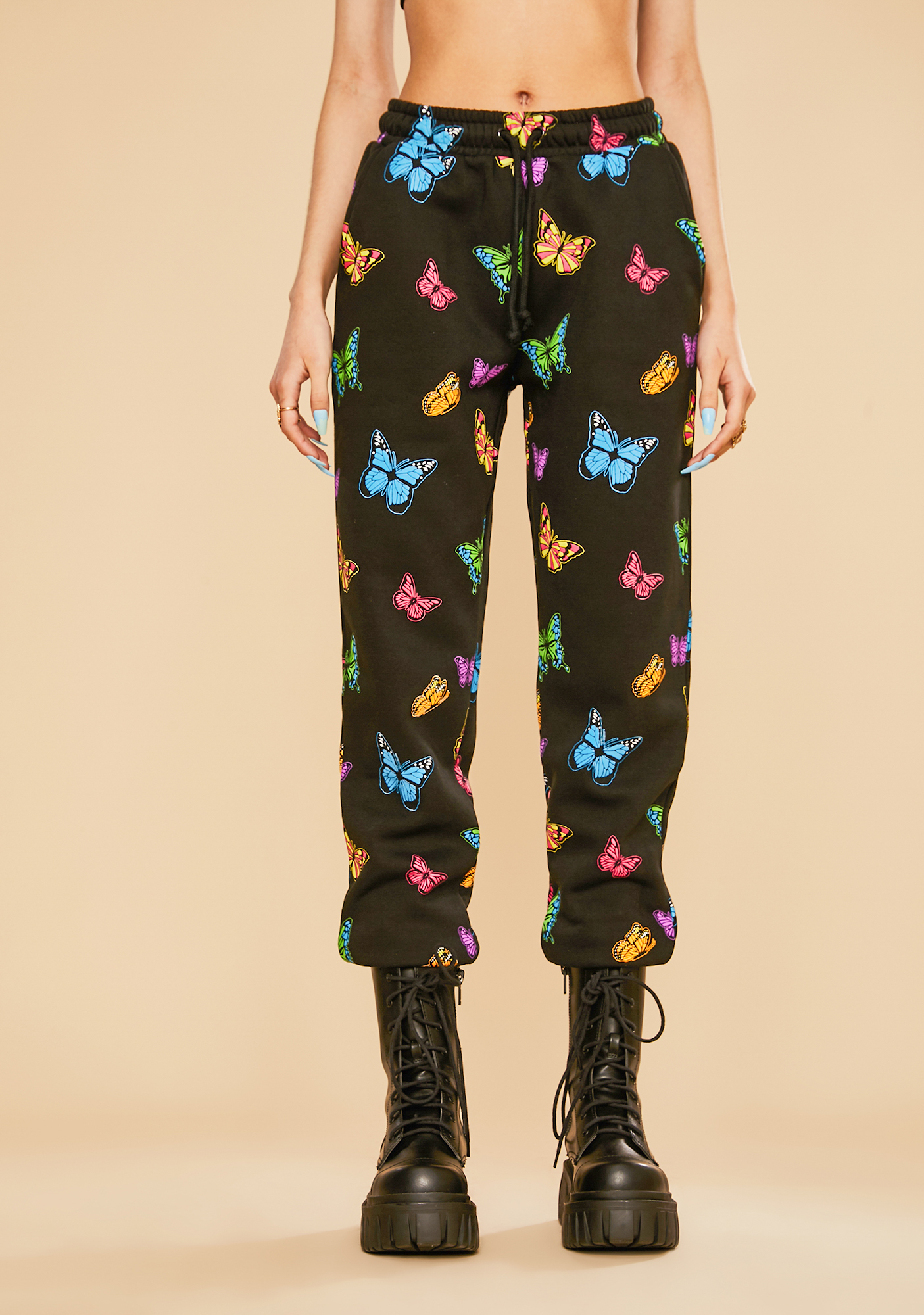 cute butterfly sweatpants