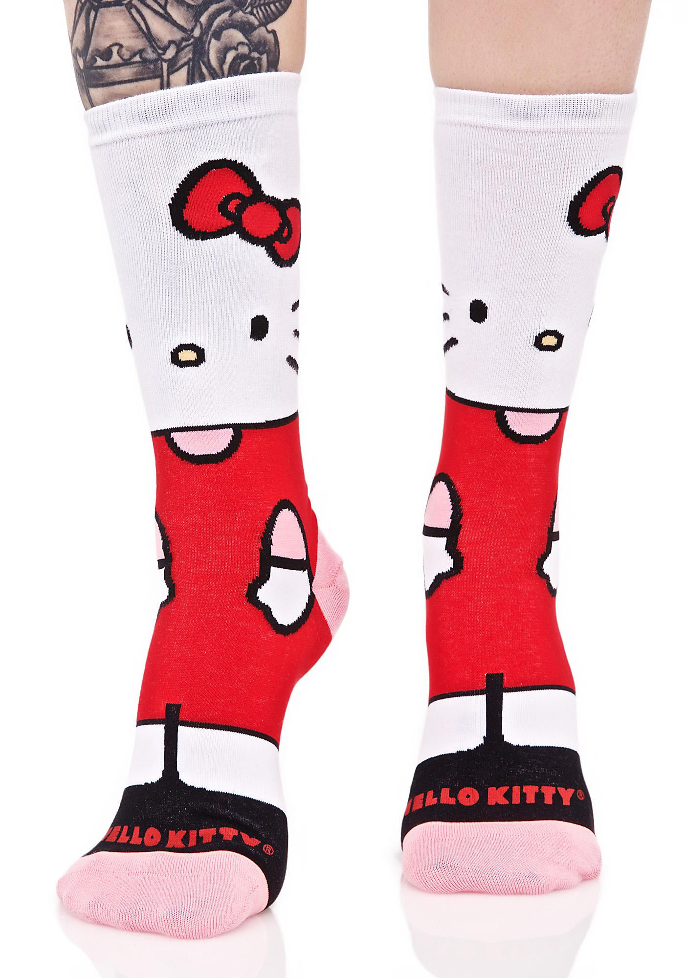 Stance Hello Kitty Crew Sock | Dolls Kill