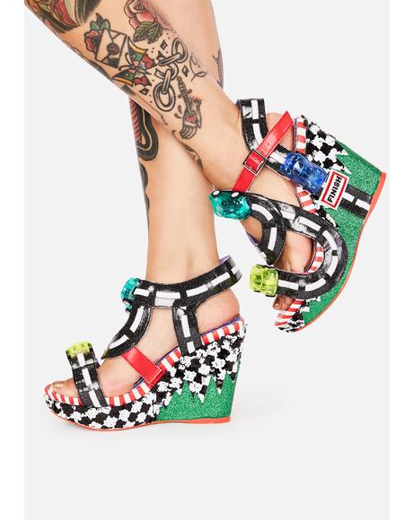 demonia dark magic vegan wedges