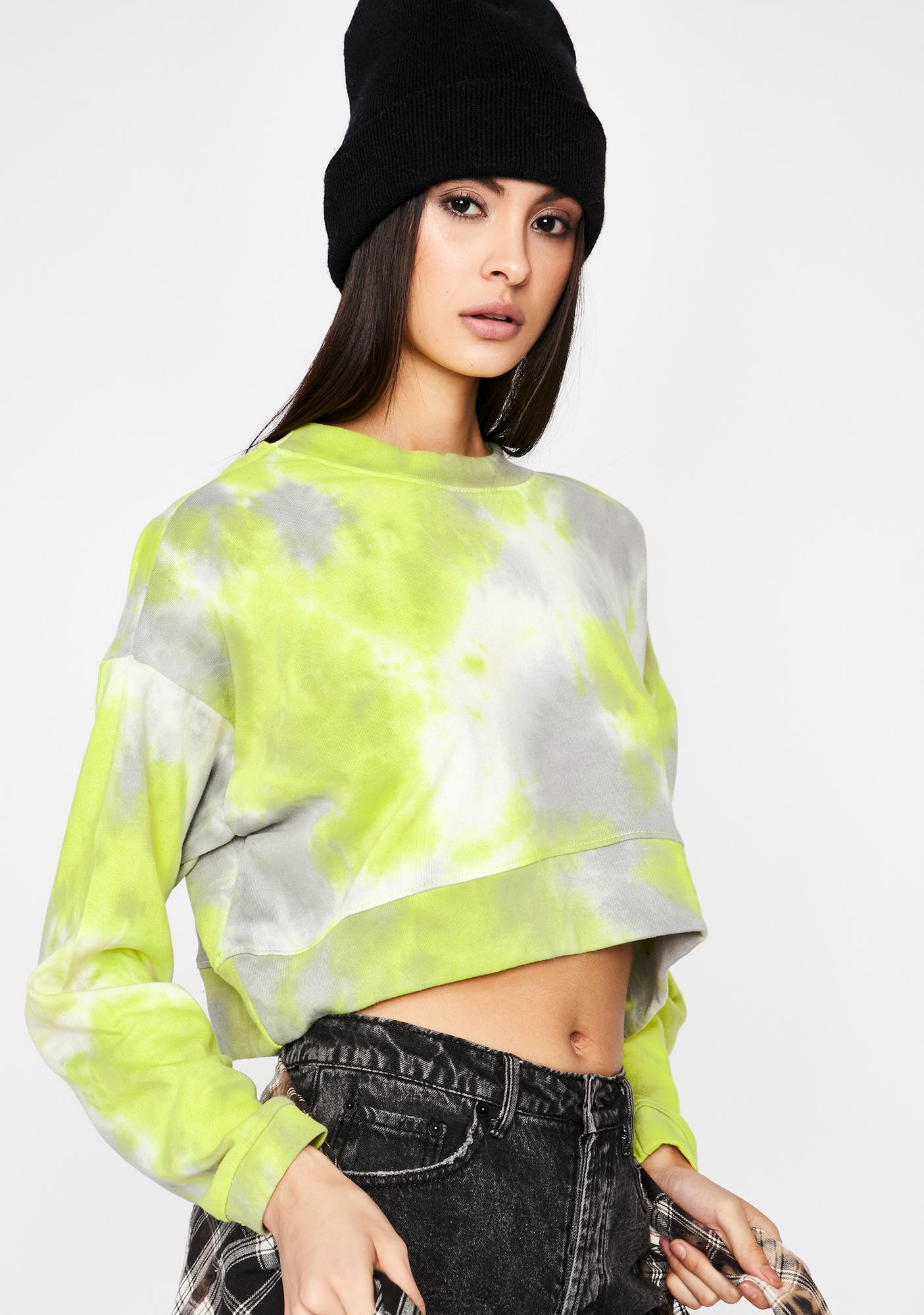 tie dye sweatshirt navy