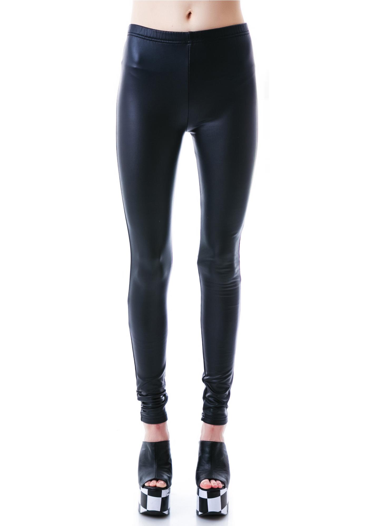 Plush Liquid Fleece Lined Leggings | Dolls Kill