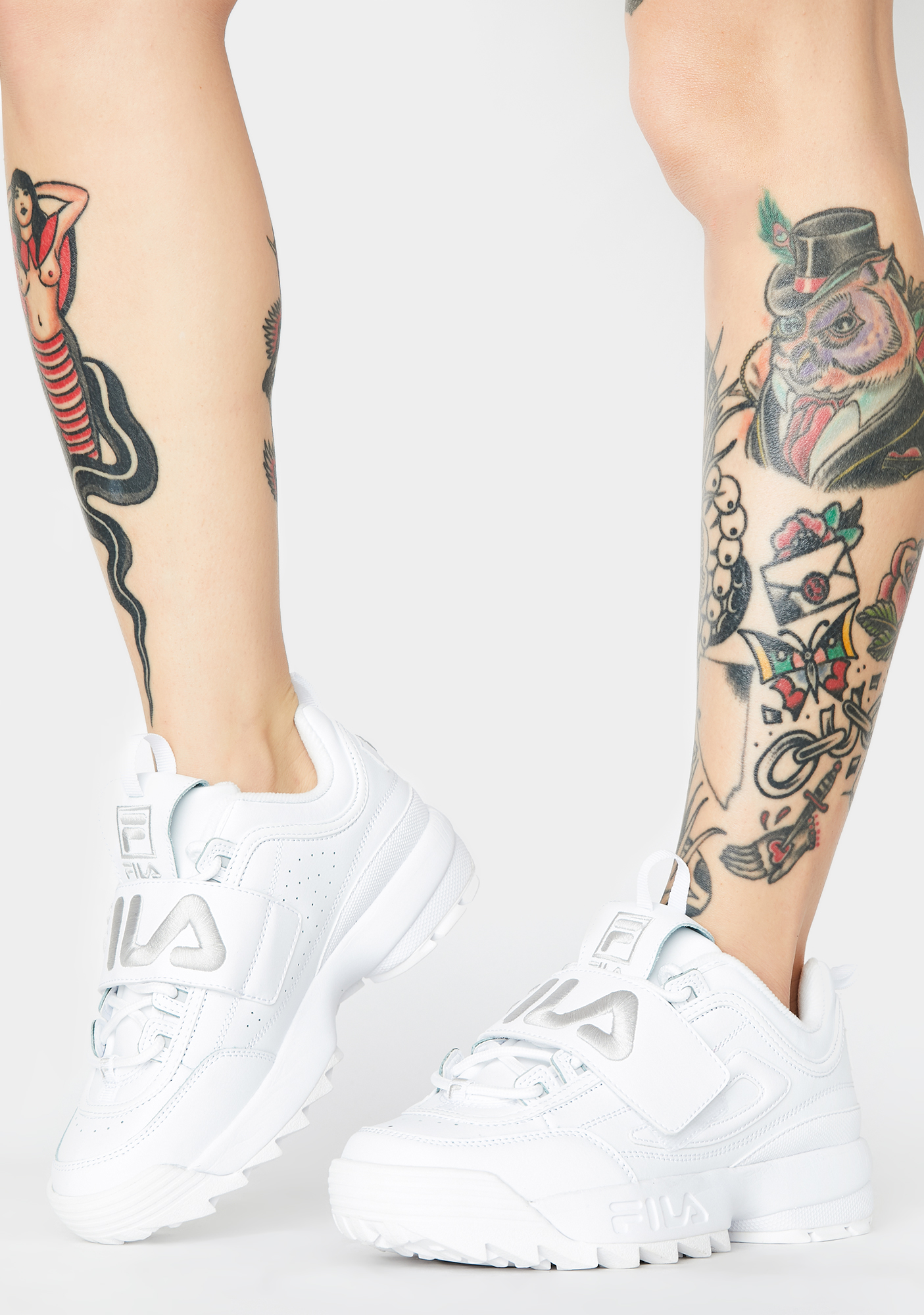 disruptor ii premium applique sneakers