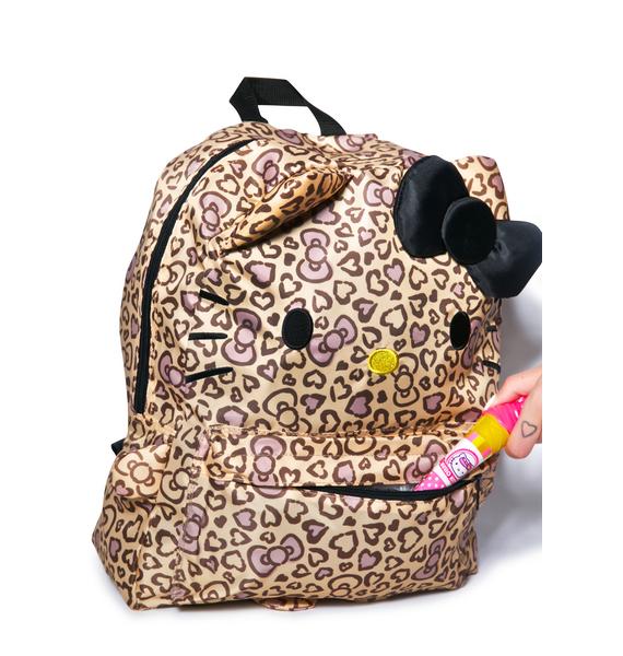 Sanrio Hello Kitty Leopard Backpack Dolls Kill