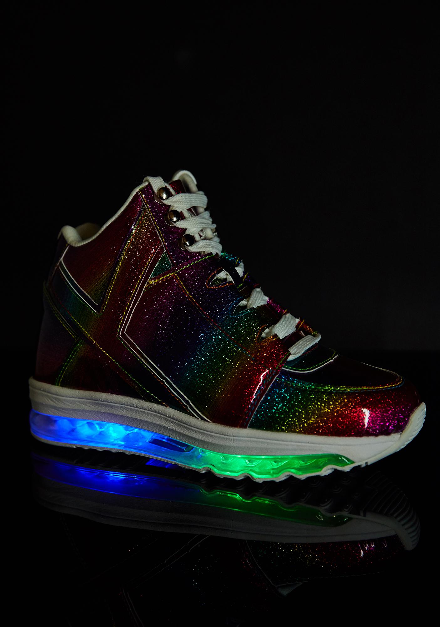 rainbow light up shoes