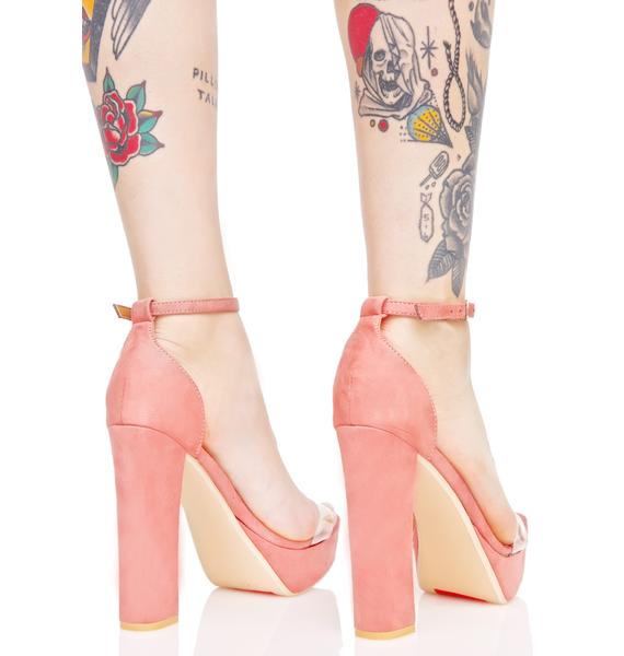 blush platform pumps