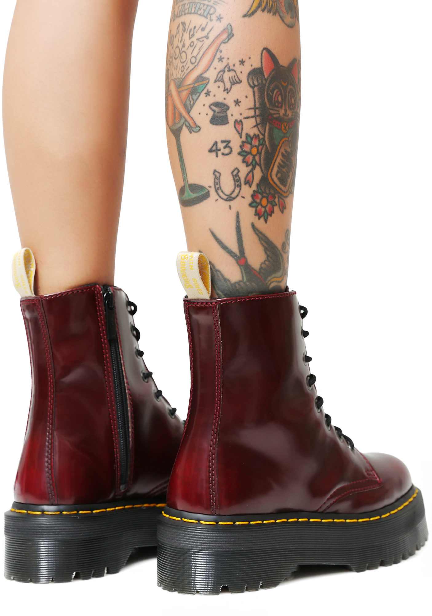 cherry vegan jadon ii boot