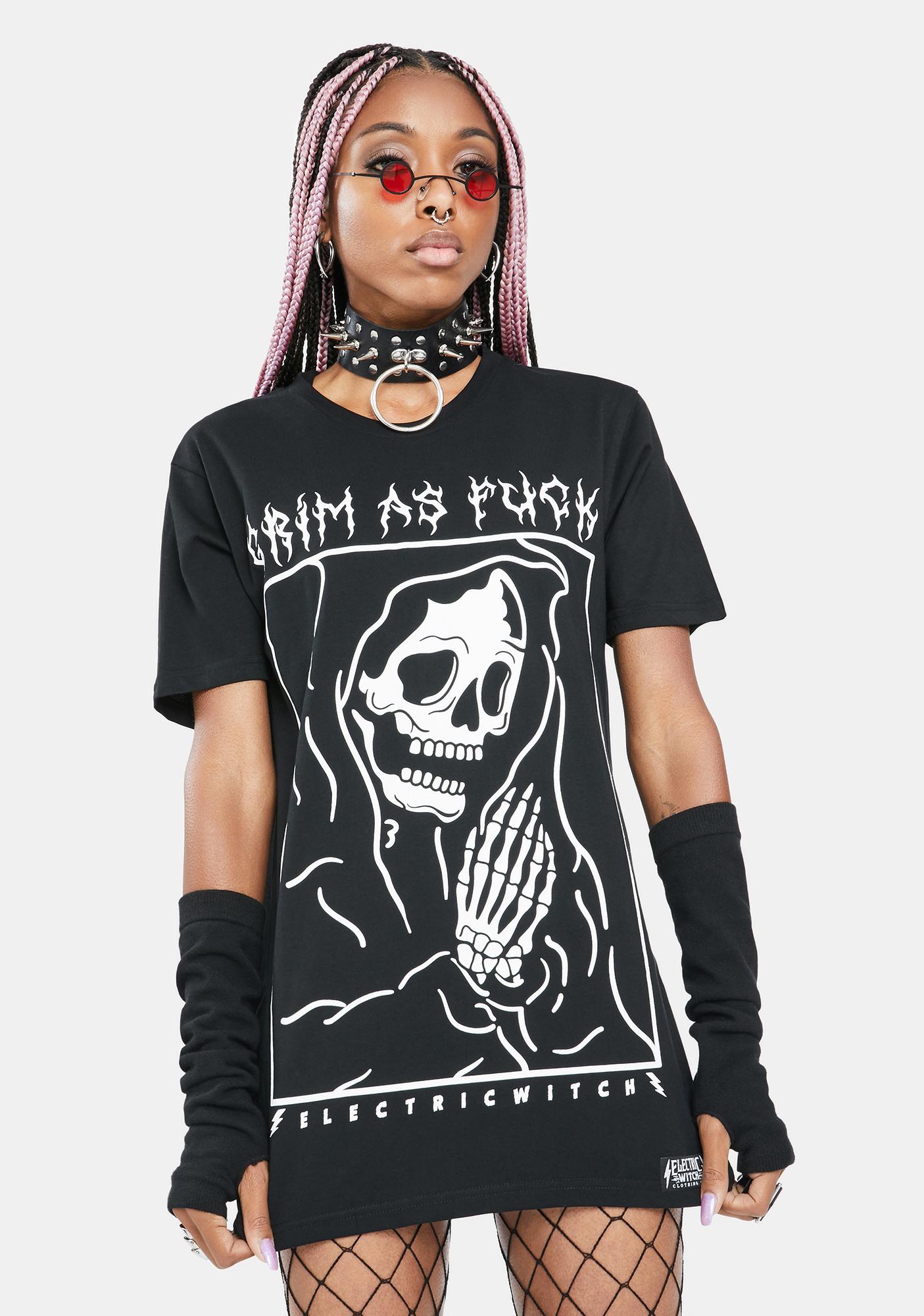 Electric Witch Grim Graphic Tee | Dolls Kill