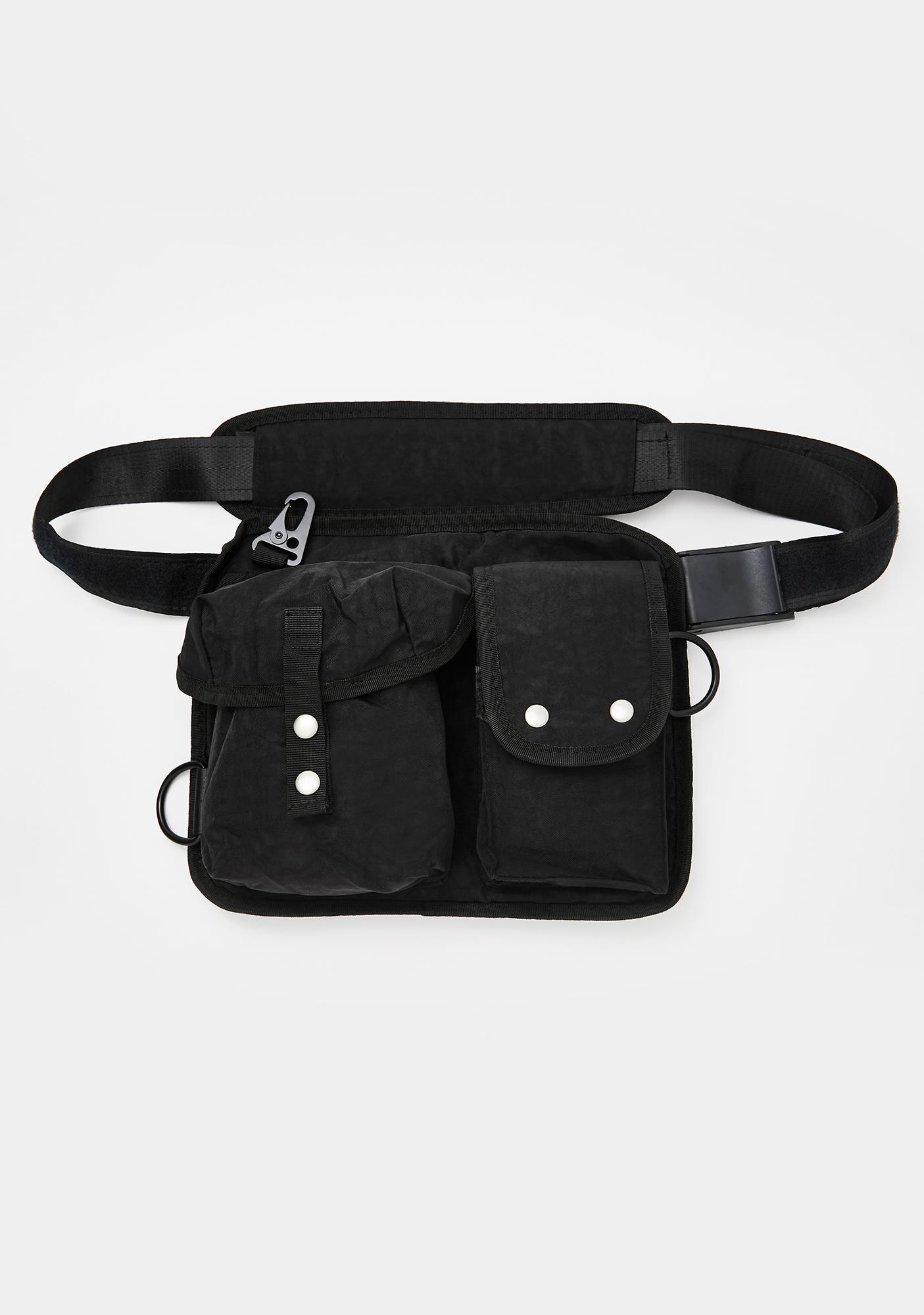 Black Chunky Utility Belt Bag Dolls Kill
