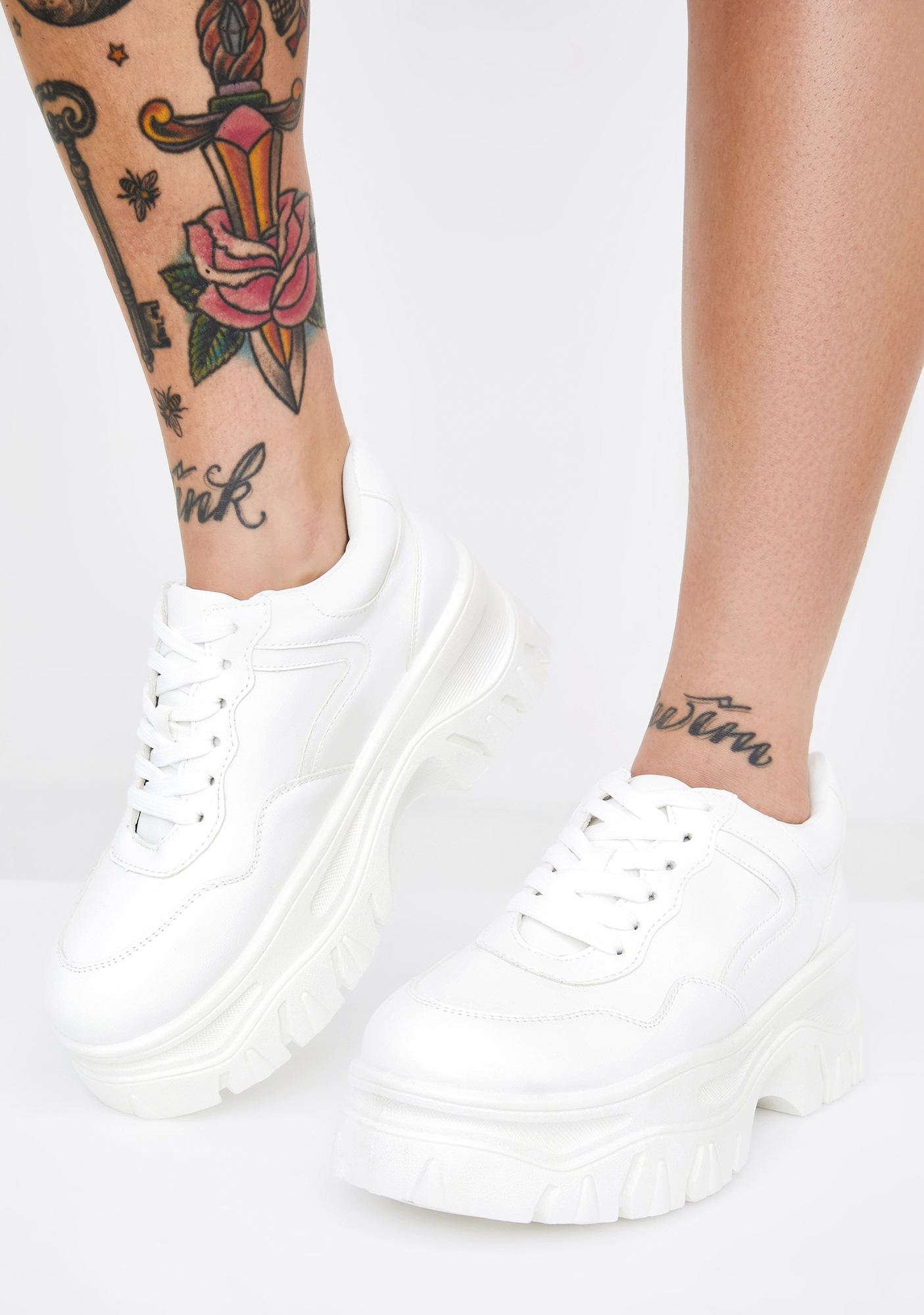 dollskill chunky platform sneakers