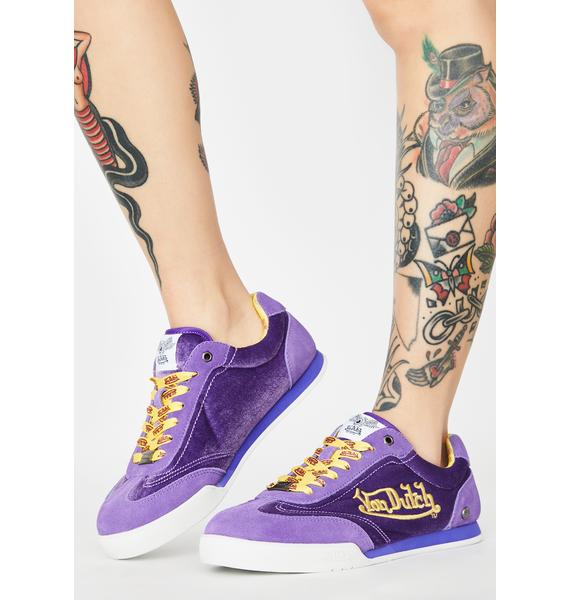 Von Dutch Vanderdutch Velvet Sneakers Dolls Kill