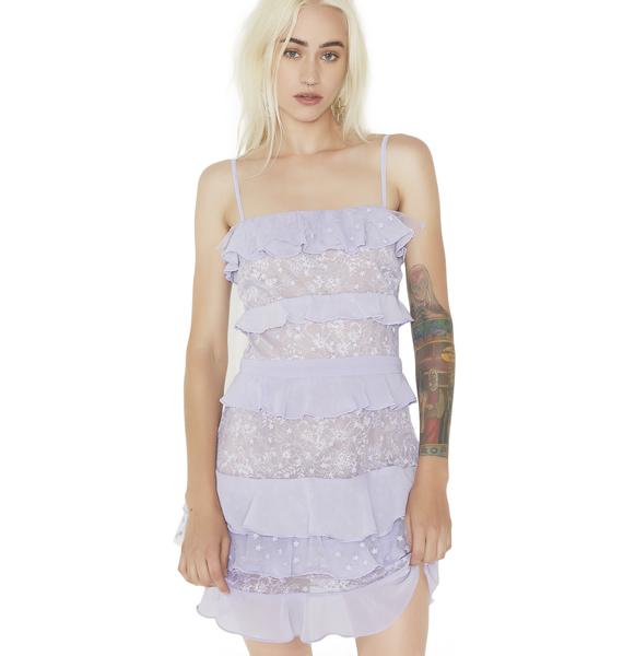 for love and lemons lilac mini dress