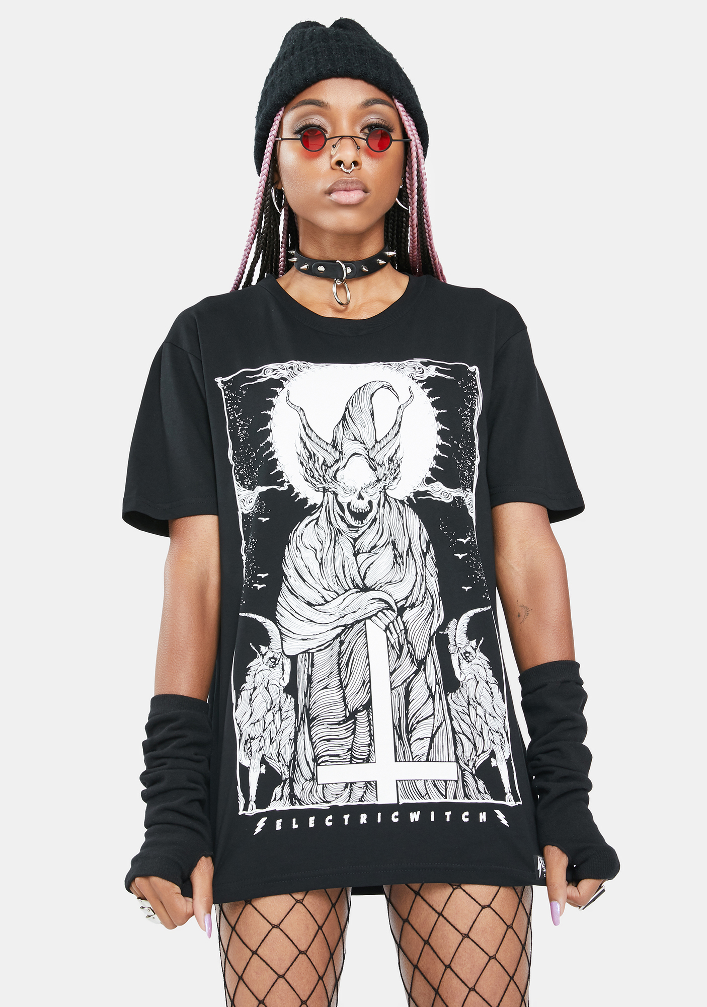 Electric Witch Death Dealer Graphic Tee | Dolls Kill