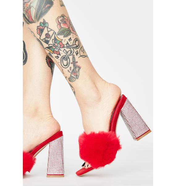 Ballet Beautiful Satin Ballet Slippers in Red - Lyst