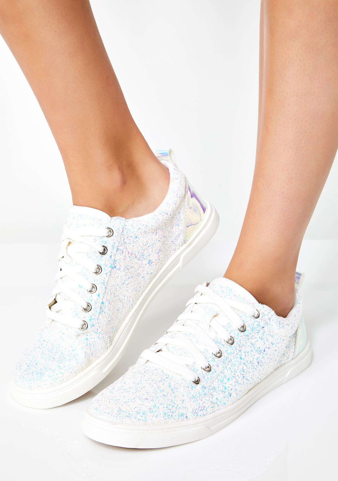 baby glitter sneakers