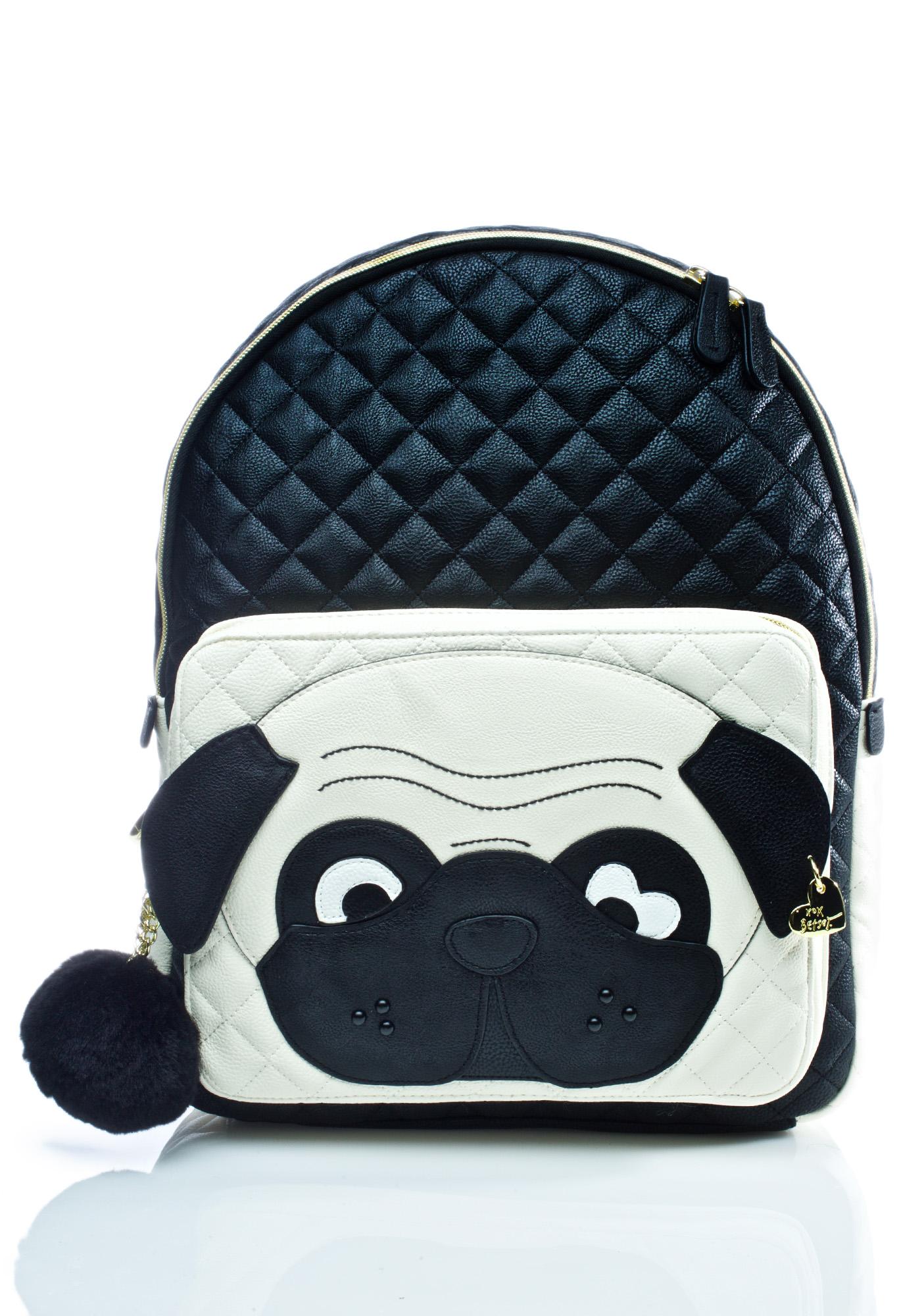 betsey johnson pug purse