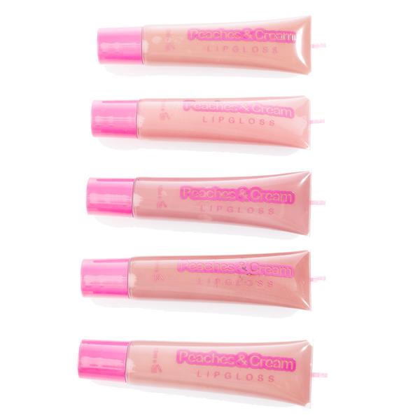Peaches & Cream Glossy Lips Set Dolls Kill