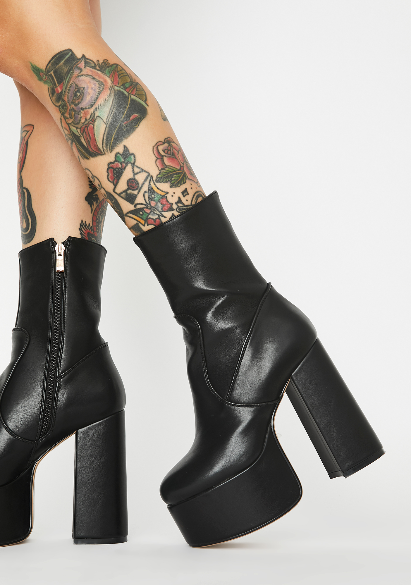 platform stilettos boots