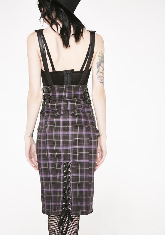 killstar tempest pencil skirt