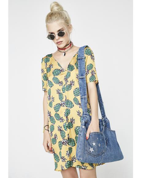 Hey Big Head Pineapple Dress