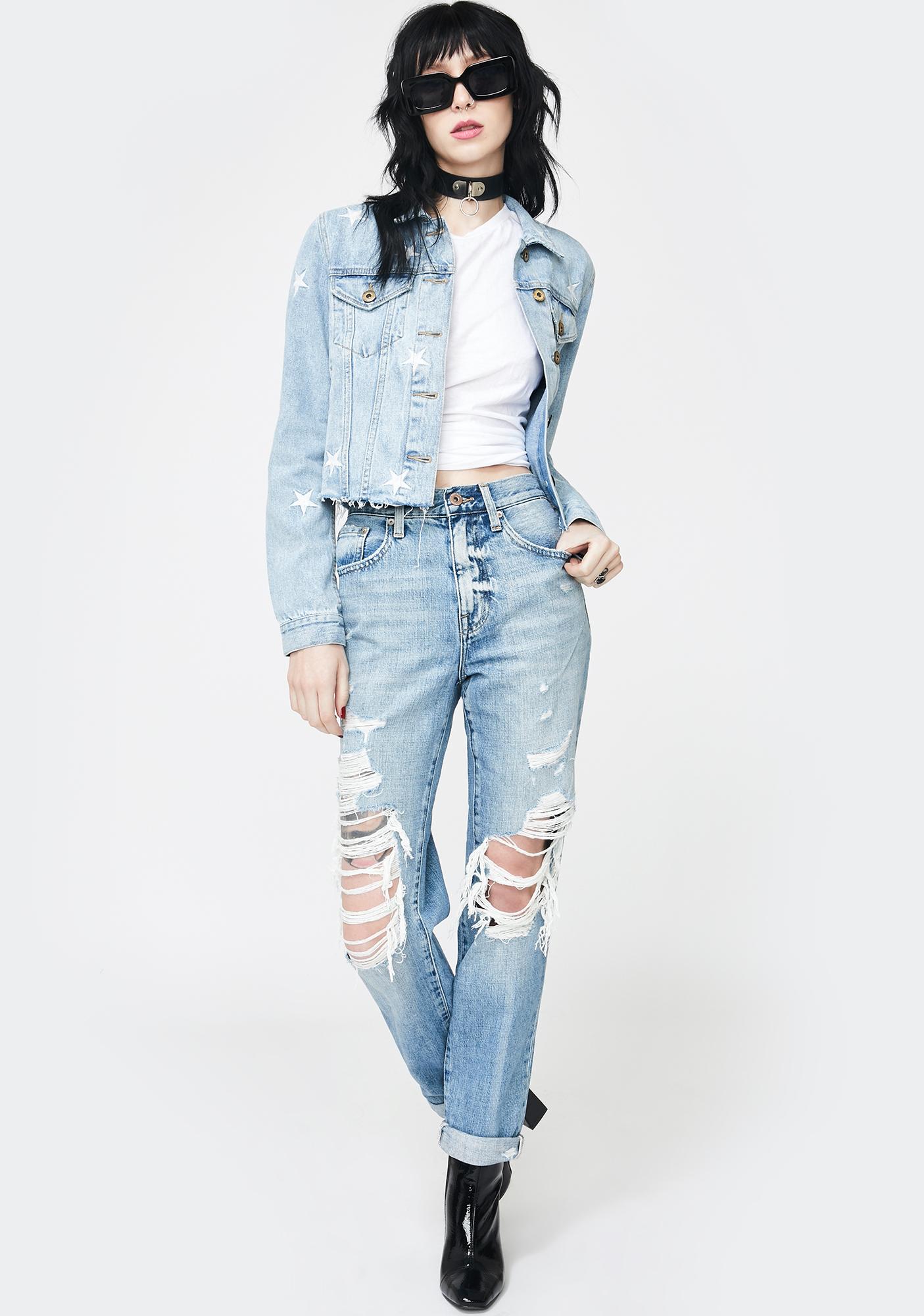 Pistola Presley Denim Jeans | Dolls Kill