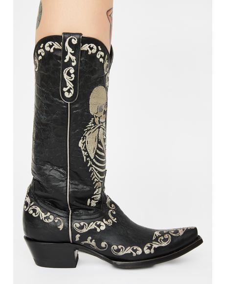 mirage iridescent cowboy boots