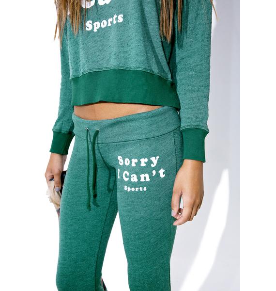 wildfox tennis club sweatpants