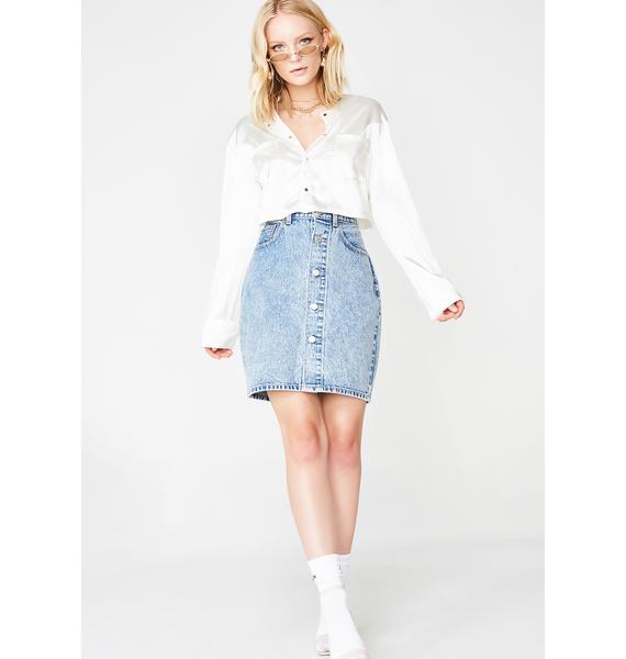 levi's mom denim skirt