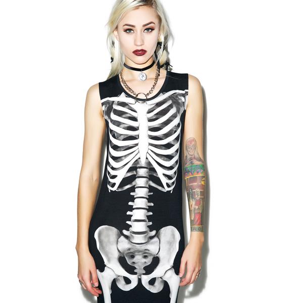 Killstar Skeletor Maxi Dress | Dolls Kill