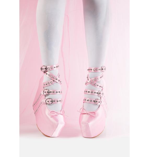 platform ballet heels