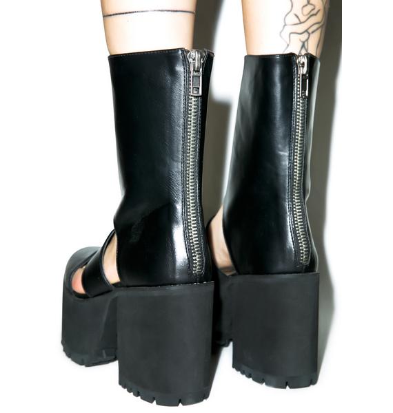 moon platform boots