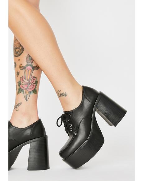 spoiled brat platform heels