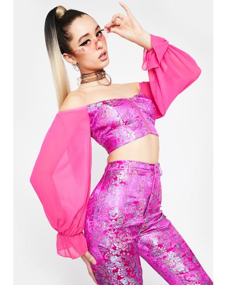 Evening Shadows Brocade Corset