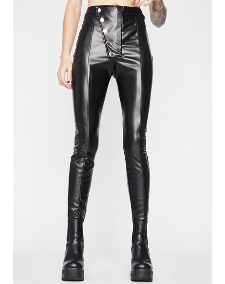 Off The Grid Faux Leather Pants