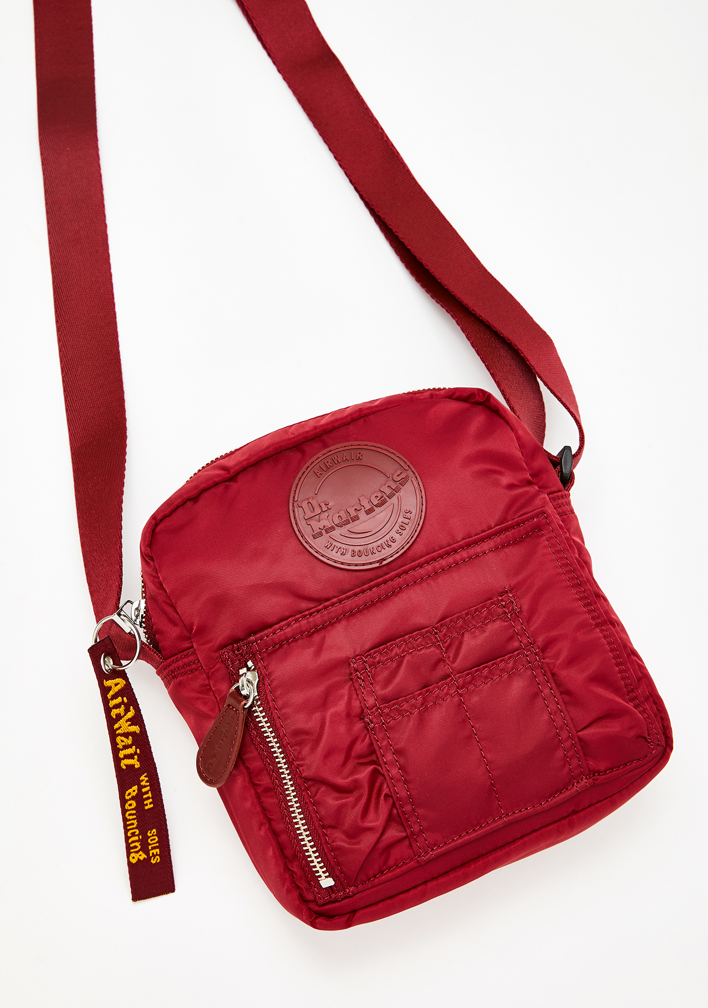 dr martens nylon backpack cherry red