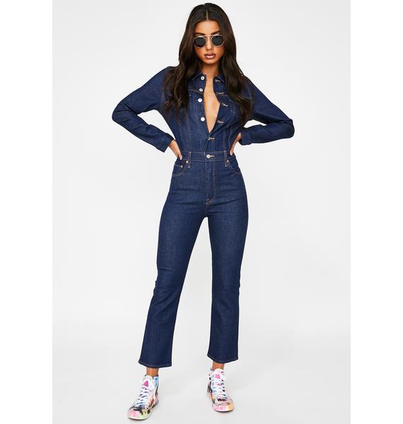 Kick flare jumpsuit Clearance