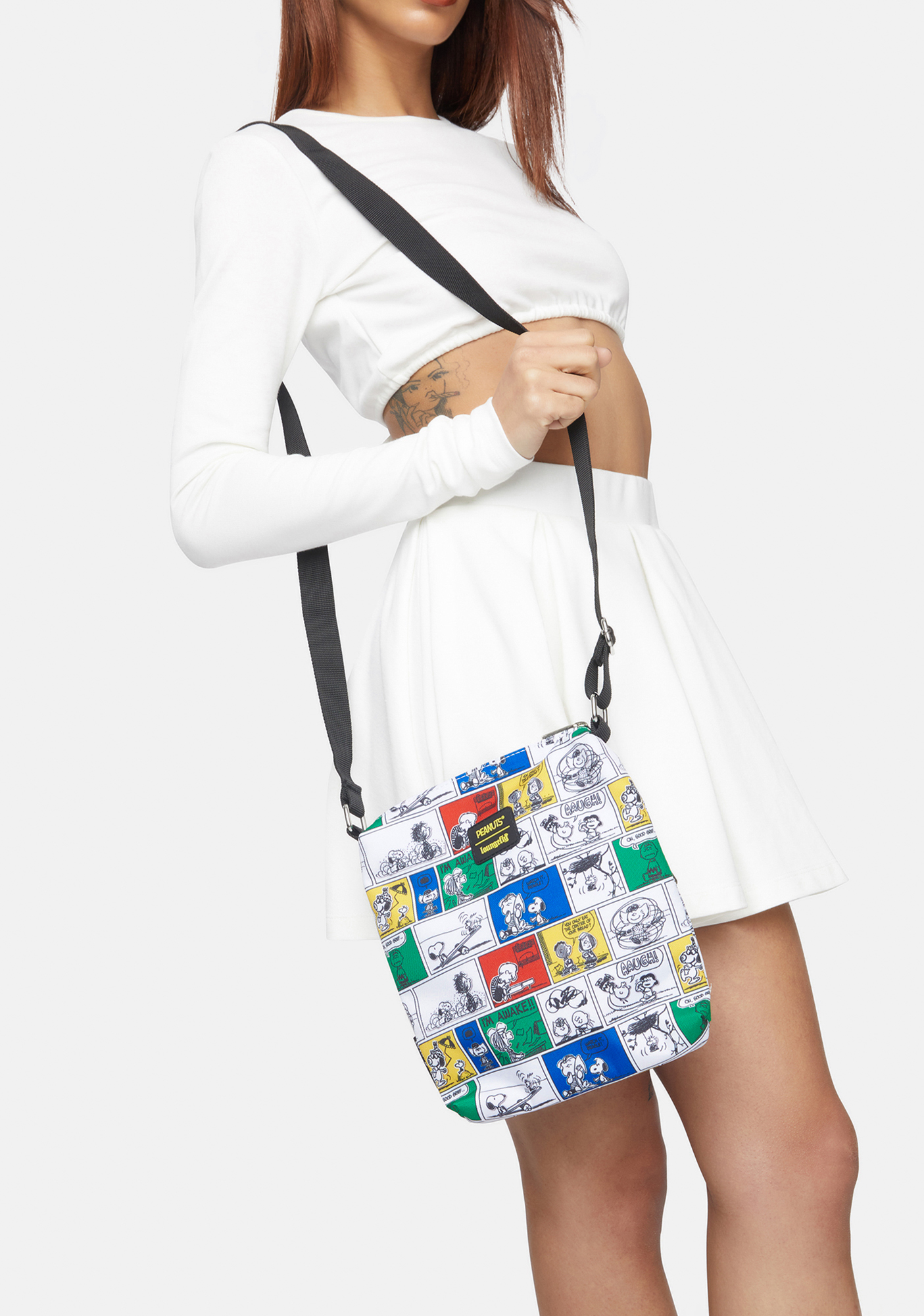 Loungefly Peanuts Comic Strip Nylon Passport Bag Dolls Kill