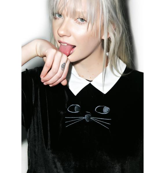 Lazy Oaf Cat Collar Dress Dolls Kill