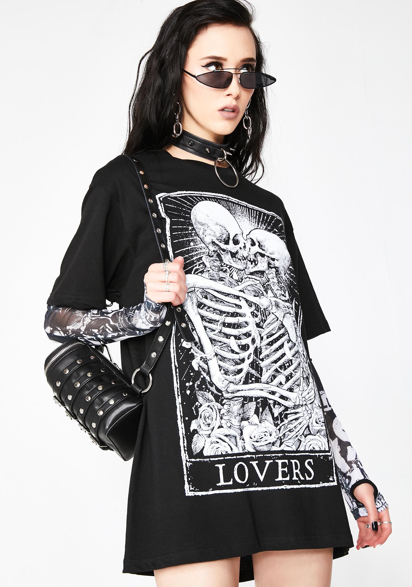 Mortus Viventi Lovers T-Shirt | Dolls Kill