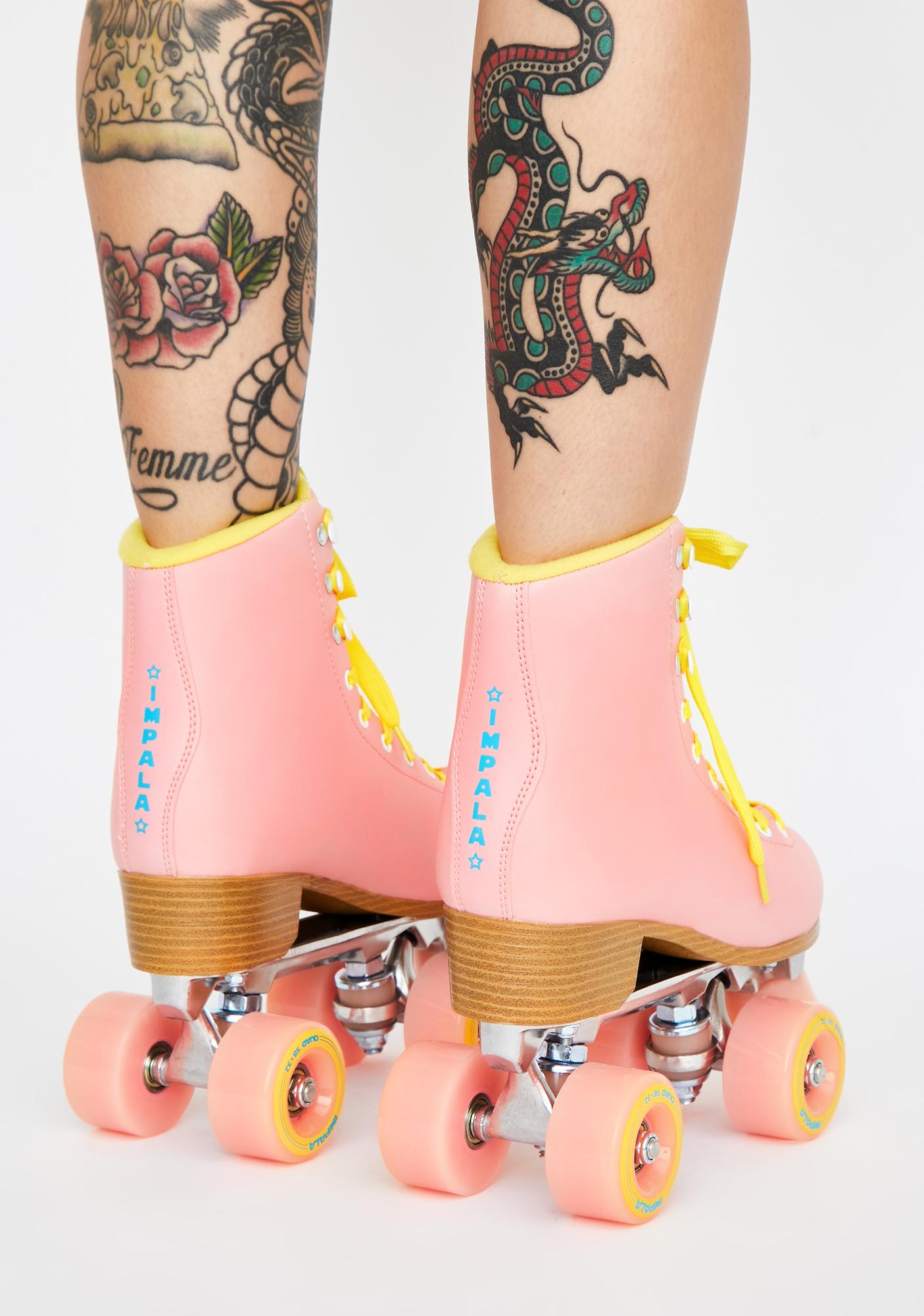 Impala Rollerskates Pink Impala Quad Skates | Dolls Kill