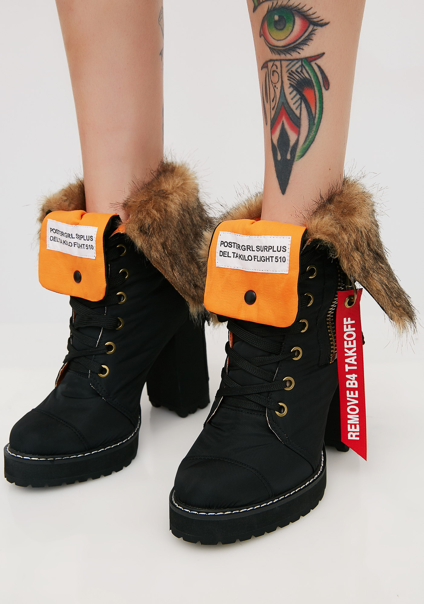 poster grl flight boots