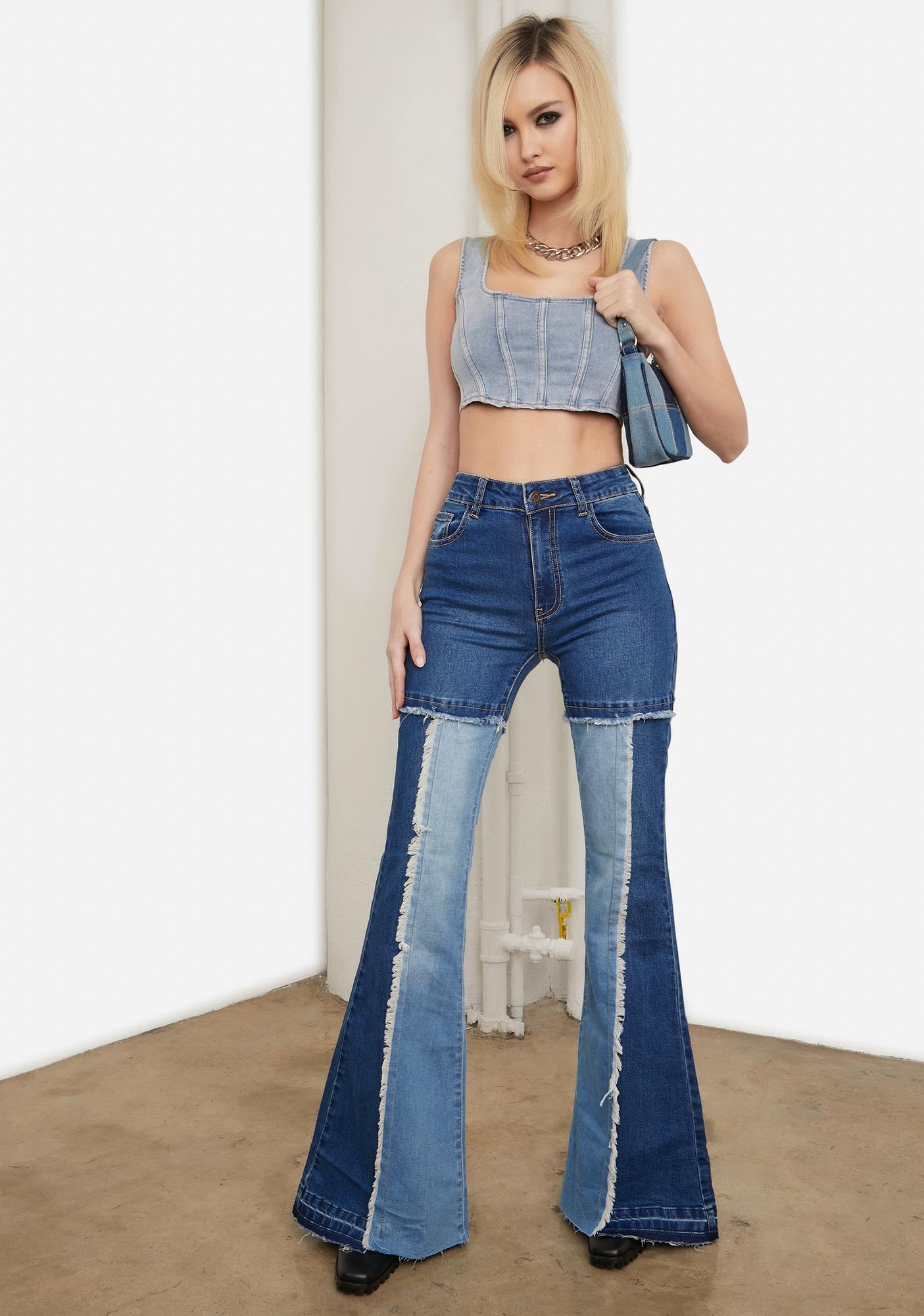 flare out jeans